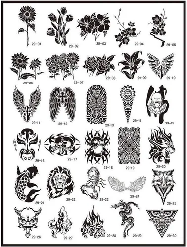 Vista 3 de Juego de folletos de plantillas temporales con 30 diseños de plantillas reutilizables diferentes