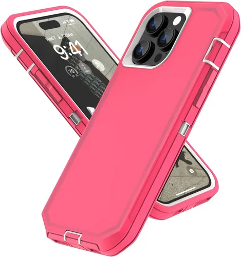 Vista 10 de Sansunto Funda para iPhone 13 Pro Max Case y 12 Pro Max Case, Protección de Cuerpo Completo Resistente Heavy Duty a Prueba de Golpes Grado Militar 3
