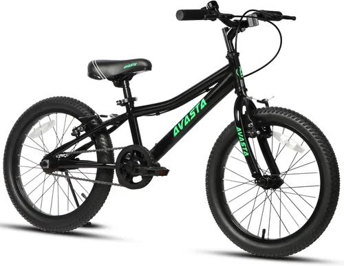 Vista 12 de AVASTA Bilbo 18 20 24 Inch Kids Bike for Boys Girls 5-14 Years Old, Retro Style High Carbon Steel Bicycle with Adjustable Handlebars and Seat, Dual