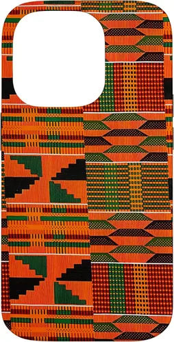 Vista 17 de Kente - Carcasa para iPhone 17, diseño étnico de Ghana, diseño africano