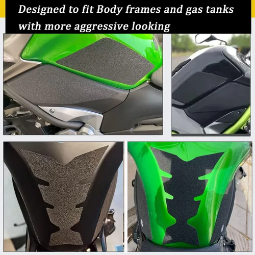 Vista 6 de Protector de tanque de gasolina para motocicleta, calcomanía para almohadilla de tanque, tapa de combustible, compatible con accesorios Z900 Z 900