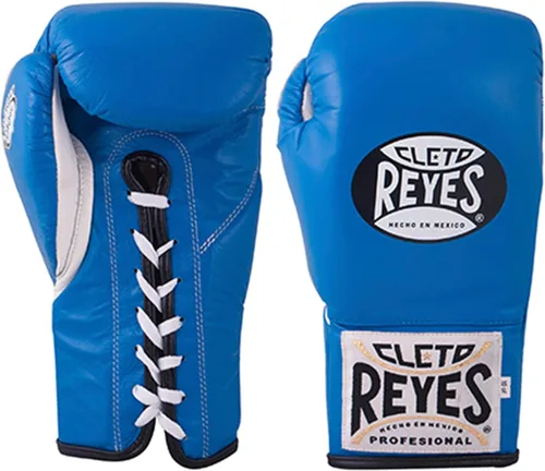 Vista 8 de CLETO REYES Safetec - Guantes de boxeo profesionales de competición para hombres y mujeres, MMA, Kickboxing, Muay Thai, con cordones