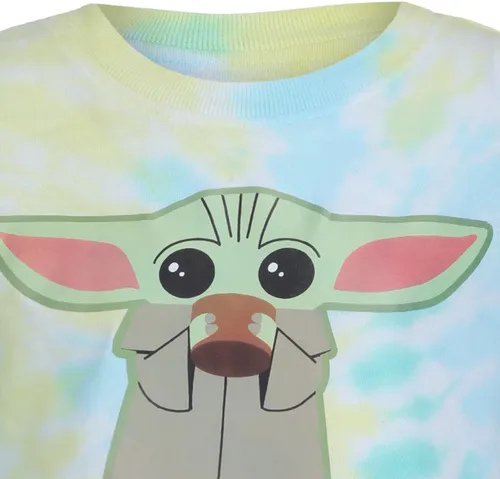 Vista 4 de STAR WARS Grogu - Conjunto de camiseta y pantalón corto para niños pequeños