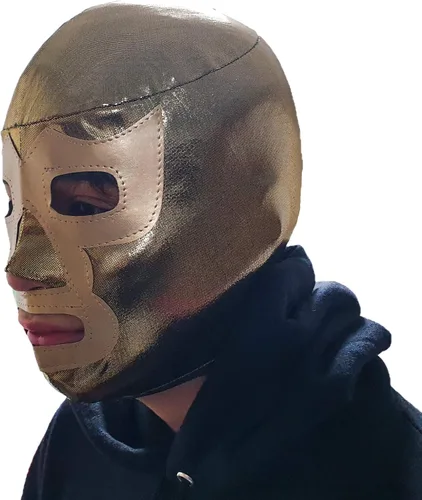 Vista 3 de Máscara de Lucha Libre de Lucha Luchador para Niños, Luchador para Niños, Máscara Ramsés para Niños. Disfraz Ramsez Luchadores Lucha Libre Máscara