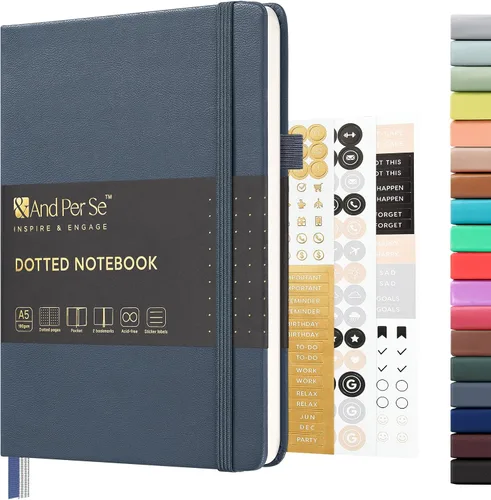 Vista 64 de ⩓ Per Se Cuaderno de Diario con Líneas (3 Paquetes), 160 Páginas Papel Grueso 100GSM, A5 Tapa Dura Cuadernos con Rayas Universitarias para Escribir
