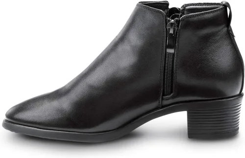 Vista 4 de SR Max Reno, zapatos de trabajo para mujer, color negro, estilo demi, puntera suave y resistente