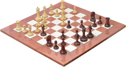 Vista 8 de CHESSBAZAAR Piezas de ajedrez The Sinquefield Cup 2017 Reproducido 3.75" King Original Craftsman Juego de Ajedrez Doble Pesado Piezas Bud