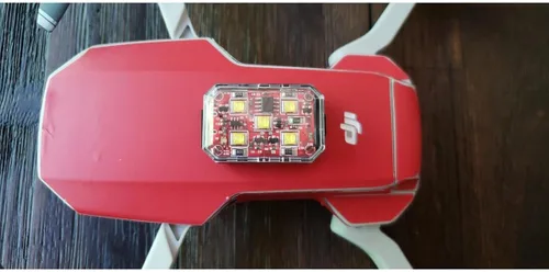 Vista 8 de ARC V Drone Strobe - Kit de 3 luces de navegación anticolisión, blanco/rojo/verde