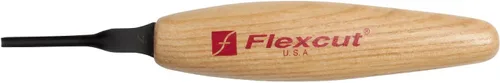 Vista 3 de FLEXCUT U-Gouge, cuchilla afilada micro del corte del alto carbono de la maquinilla de afeitar