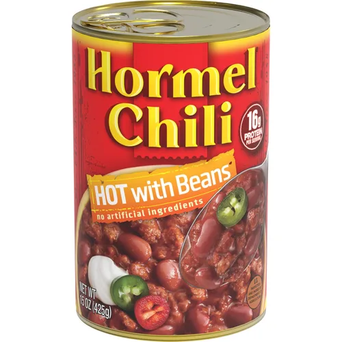 Vista 17 de Hormel Chili con frijoles, 25 onzas