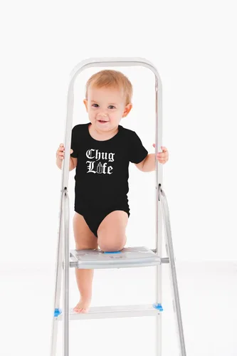 Vista 11 de AW Fashions Chug Life - Body para bebé divertido, lindo y cómodo - Ropa de moda para recién nacidos