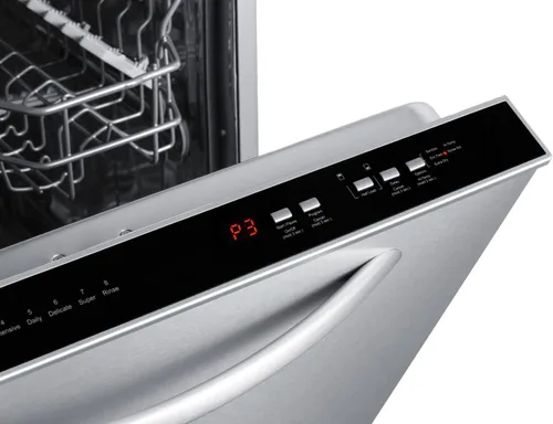 Vista 2 de Summit Appliance Lavavajillas integrado TOP Control de 24 pulgadas en negro, 47 DBAR, Energy Star D