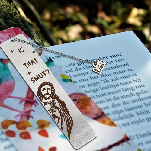 Vista 5 de Peeking Jesus is that Smut? Marcador (Metal 1 Pieza Plata)