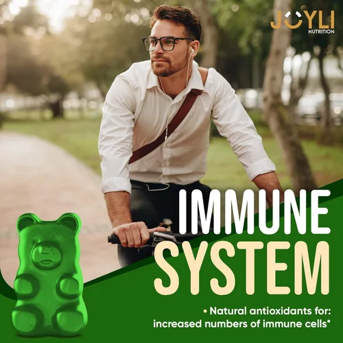Vista 5 de JOYLI Nutrition Paquete de 2 gomitas de musgo marino para adultos y niños, suplemento vegano de musgo marino irlandés con vejiga y raíz de bardana