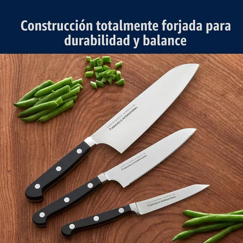 Vista 8 de HENCKELS Classic Razor-Sharp Christopher Kimball Edition - Juego de iniciación de 3 piezas, diseño alemán informado por más de 100 años de maestría