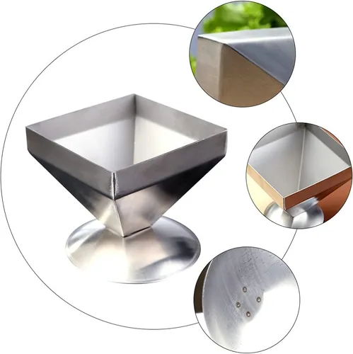 Vista 5 de DOITOOL Onigiri - Molde de acero inoxidable pirámide para tartas de carne, forma de triángulo, forma de relleno de alimentos, moldeador de arroz