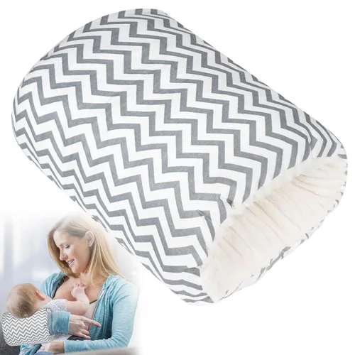 Vista 13 de Almohada de Brazo para Alimentación de Bebé, Almohada de Brazo de Algodón Suave para Lactancia de Recién Nacido, Almohada de Lactancia para Mayor