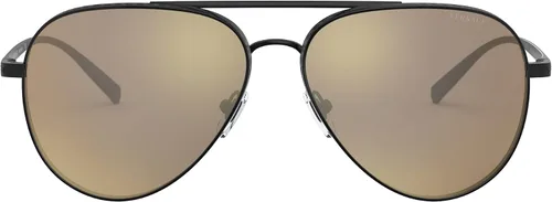 Vista 3 de Versace Gafas de sol Hombre Montura Oro Pálido, Gris Claro Espejo Plata 80 Lentes, 59MM