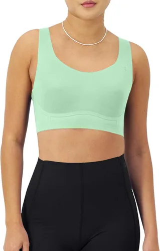 Vista 6 de Champion Brasier deportivo para mujer, levantamiento absoluto, absorbe la humedad, brasier de soporte moderado para mujer Azul Azteca