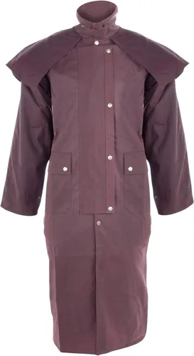 Vista 2 de New Outback Brown Western oilskin impermeable Australiano plumero Escudo