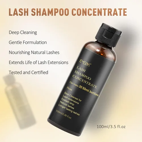 Vista 2 de EMEDA Champú concentrado para extensiones de pestañas 3.4 fl oz extensiones