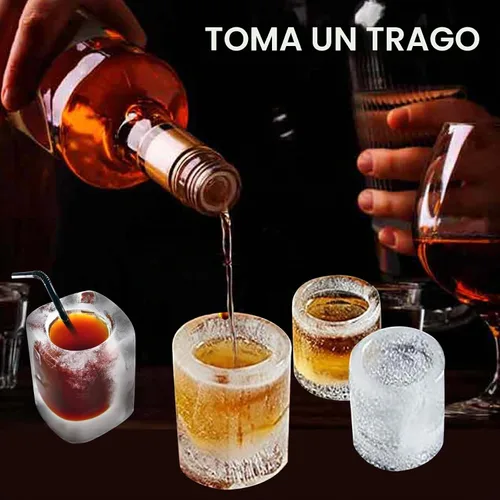 Vista 4 de Moldes de Silicona para Vasos de Chupito de 9 Cavidades Redondos, Juego de Horneado de Silicona para Chocolate, Dulces, Bandejas de Cubitos de Hielo