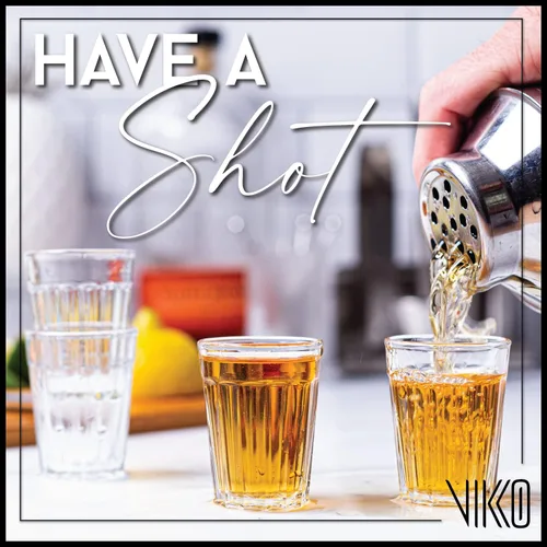 Vista 2 de Vikko Vasos de chupito de 1.5 onzas, juego de 12 vasos pequeños de licor y alcohol, vasos de barra de tequila duraderos para bebidas alcohólicas