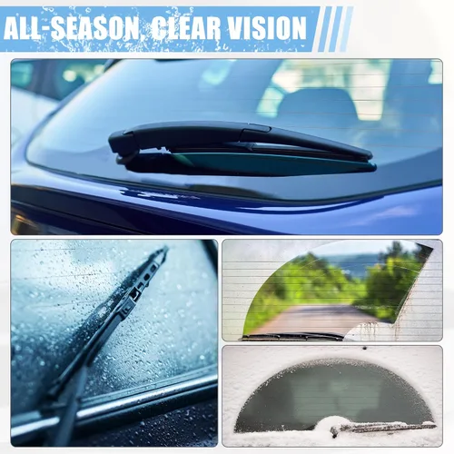 Vista 2 de ACROPIX Juego de repuesto de brazo de limpiaparabrisas trasero, calidad de fabricante original del equipo, para Nissan Rogue 2009-2020 para Nissan