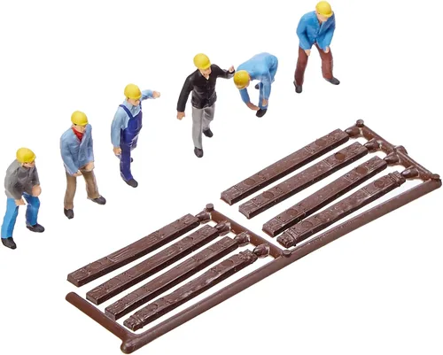 Vista 2 de 10034 Track Workers w/Ties Figura de escala HO