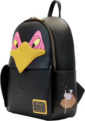 Vista 2 de Loungefly Disney Sleeping Beauty's Maléfica Diablo Cosplay - Bolso de hombro con doble correa, Negro