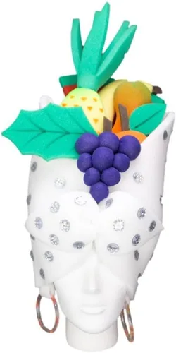 Vista 130 de Foam Party Hats: Feathers Princess Crown – Handmade Fancy Feather Crown for Weddings, Parties & Costumes