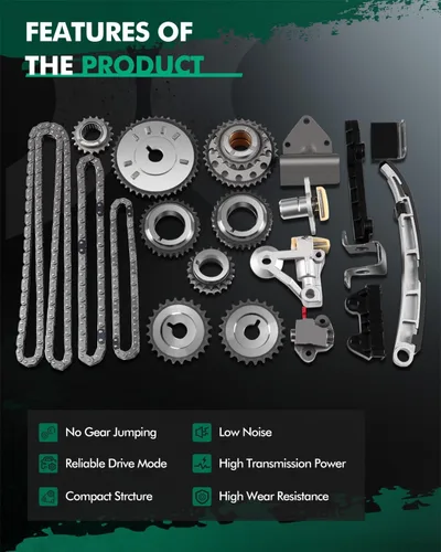 Vista 5 de SCITOO Kit de cadena de distribución para 2006-2008 TKSZ270A TK9H25 TK538 Suzuki Grand Vitara 2.7L
