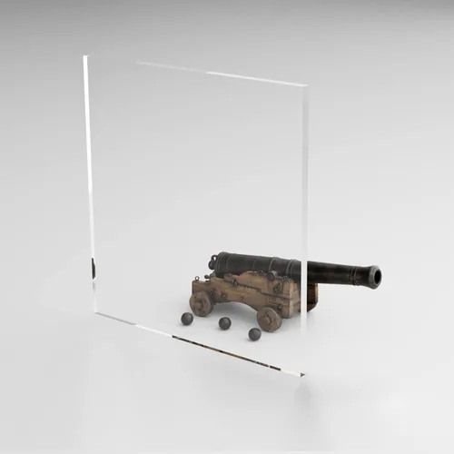 Vista 25 de Fab Glass and Mirror ACR12M5X7RC - Hoja de plexiglás acrílico de plástico PET de 5 x 7 x 1/2 pulgadas de grosor con película protectora, peso ligero