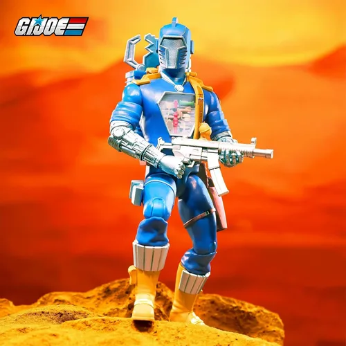 Vista 3 de Super7 ULTIMATES! G.I. Joe Cobra B.A.T. (Comic) - Figura de acción de G.I. Joe de 7 pulgadas con accesorios, coleccionables clásicos de dibujos