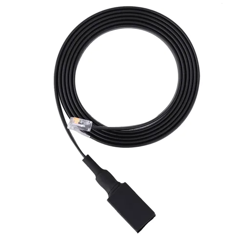 Vista 3 de Cable de extensión de micrófono de mano compatible con Yaesu, separación extraíble de 6 pines de 1.5 M/4.92 pies, compatible con Yaesu FT-7800R