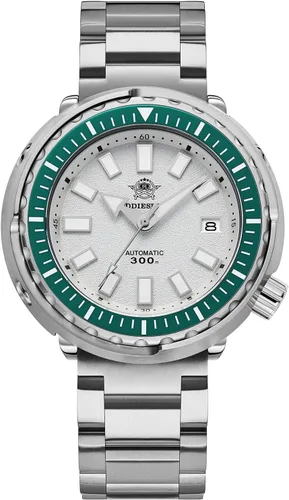 Vista 11 de ADDIESDIVE Relojes de buceo para hombre, reloj de pulsera automático, resistente al agua 300 M, fecha, pantalla analógica, esfera luminiscente 2098