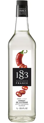 Vista 83 de 1883 Jarabe de Amaretto para bebidas, fabricado en Francia, botella de plástico de 1 litro