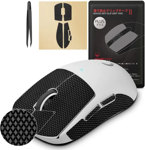 Vista 17 de HOTLINEGAMES Cinta de agarre antideslizante para mouse 2.0 Plus compatible con Logitech G Pro X2 Superstrike Lightspeed, G Pro X Superlight 2
