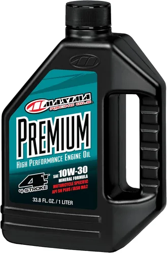 Vista 4 de Maxima Racing Oils 34901-2PK Premium4 10W40 Aceite para motor de motocicleta 1L Botella, 2-Pack