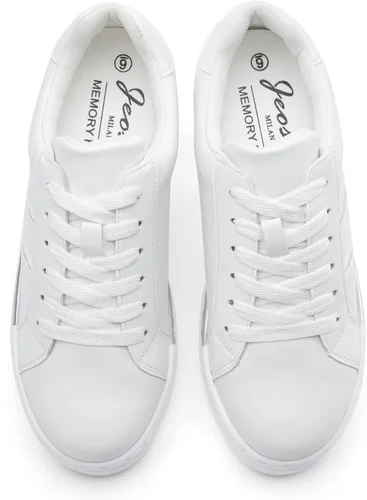 Vista 7 de Jeossy Tenis de moda con plataforma 8028 para mujer, zapatos casuales con cordones y soporte de arco