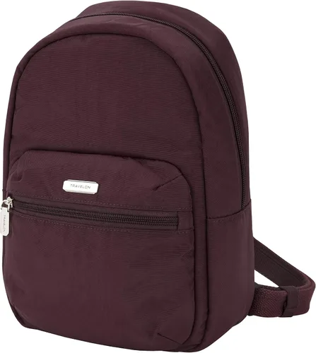 Vista 2 de Travelon Small Backpack, Dark Bordeaux, 8W x 12H x 4.5D