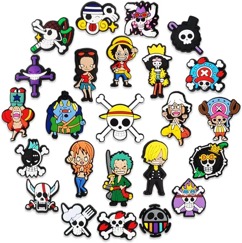 Vista 6 de 33 dijes de zapatos de anime para niños, adolescentes, niñas, de PVC, alfileres de zapatos de anime, lindos dijes para zapatos, paquete de dijes