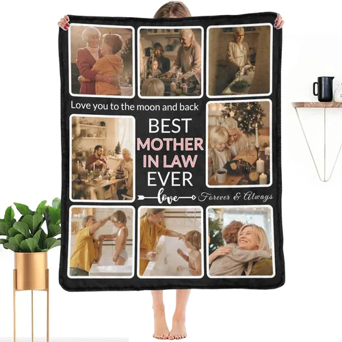 Vista 13 de Regalos para Tías Manta Personalizada con Foto, Haz una Manta Personalizada para Tías con Imagen Recuerdos Personalizados Souvenir Manta de Las
