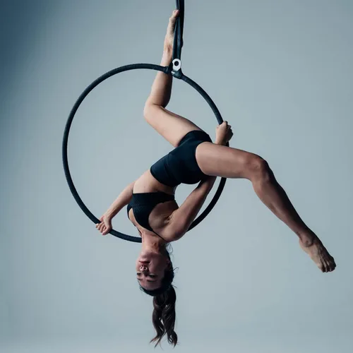 Vista 7 de Aerial Hoop, Single Point Lyra Hoop, Aerial Ring with Carry Bag