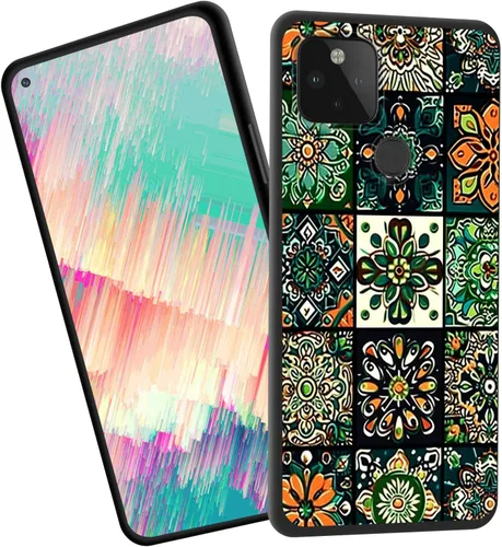 Vista 113 de Funda delgada para Google Pixel 4 XL, funda delgada de silicona de TPU suave a prueba de golpes para Google Pixel 4 XL, cruz negra