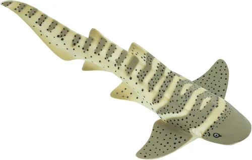 Vista 6 de Safari Ltd. Figura de tiburón cebra – Figura detallada de plástico de 4.75 pulgadas – Divertido juguete educativo para niños, niñas y niños a partir
