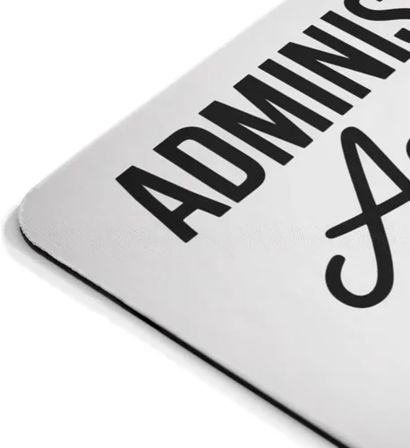 Vista 6 de Alfombrilla de mouse para asistente administrativo, agradecimiento, regalo para personal de oficina, base de goma antideslizante, cita divertida