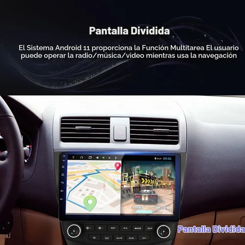 Vista 4 de Estéreo de coche para Honda Accord 7th 2003-2007 Carplay incorporado