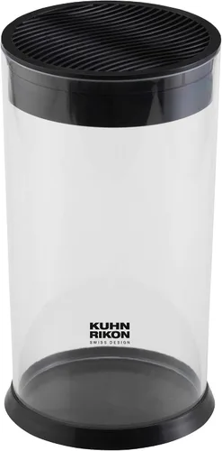 Vista 10 de Kuhn Rikon Vision - Soporte para cuchillos (cuchillos no incluidos), Bloque de cuchillos negro, 1, Transparente