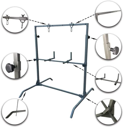 Vista 3 de Highwild Soporte de tiro con arco para bolsa de objetivos, bloque de espuma, rango más grande, multifunción, flexible, duradero